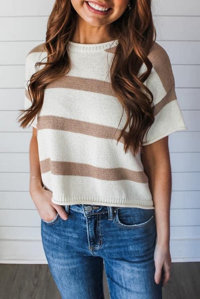 A FEELING LIKE THIS STRIPED SWEATER-[option4]-The Lovely Lola Boutique-Womens-Clothes