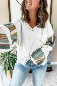 FADE INTO FALL LONG SLEEVE TOP-[option4]-The Lovely Lola Boutique-Womens-Clothes