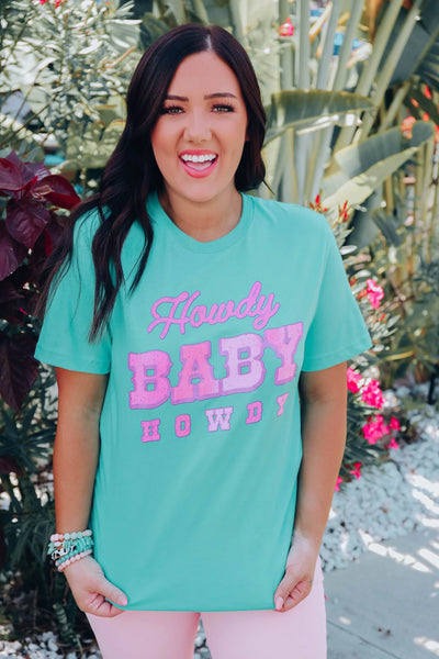 HOWDY BABY HOWDY GRAPHIC TEE-[option4]-The Lovely Lola Boutique-Womens-Clothes