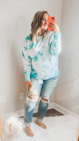 SHINE BRIGHT TIE DYE PULLOVER-[option4]-The Lovely Lola Boutique-Womens-Clothes