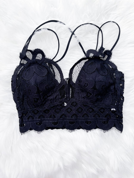 ALL UP TO YOU LACE BRALETTE - BLACK-[option4]-The Lovely Lola Boutique-Womens-Clothes