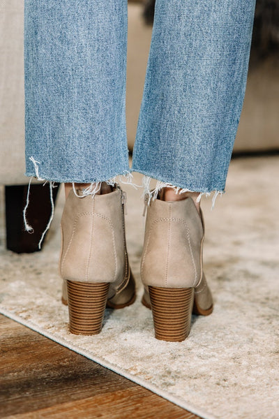 THE TYSON BOOTIES - TAUPE-[option4]-The Lovely Lola Boutique-Womens-Clothes