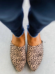 LOOKING AHEAD SPOTTED MULES-6-[option4]-The Lovely Lola Boutique-Womens-Clothes