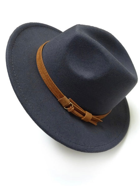 MAKE YOUR POINT WIDE BRIM HAT - GREY-[option4]-The Lovely Lola Boutique-Womens-Clothes