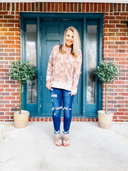 UNCOMPLICATED LIFE TIE DYE TUNIC-Extra Large-[option4]-The Lovely Lola Boutique-Womens-Clothes
