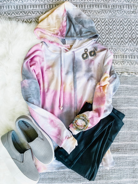 JOIN THE FUN TIE DYE HOODIE-Small-[option4]-The Lovely Lola Boutique-Womens-Clothes
