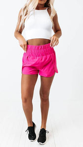 Errands To Run Athletic Shorts-Small-Hot Pink-[option4]-The Lovely Lola Boutique-Womens-Clothes